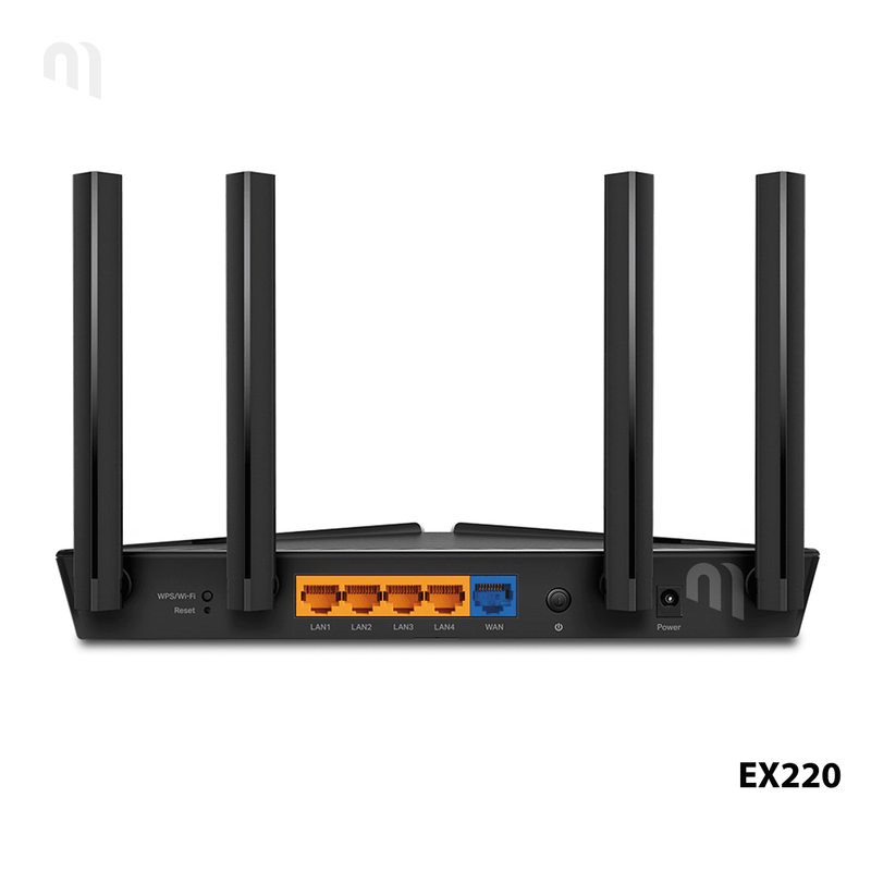 Ex 220 Router ROUTER AC TP-LINK EX220 WI-FI 6 AX1800 GIGABIT, 4 ANTENAS.