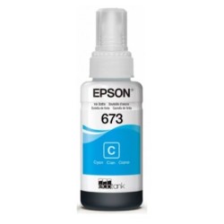 TINTA EPSON 673 CIAN...